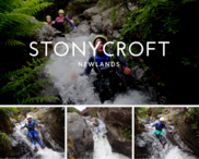 Ghyll Scrambling in Stonycroft Ghyll, Newlands